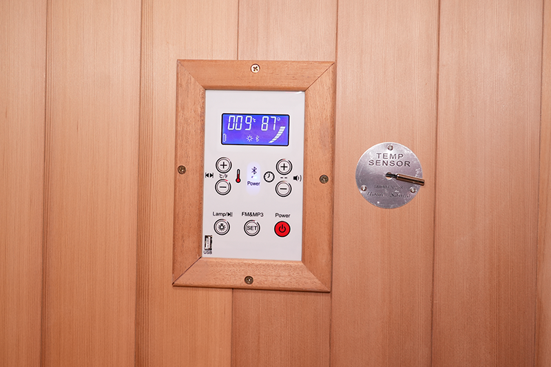 Custom 2 4 Person Western Red Cedar Wood Steam Sauna Wholesaler 005