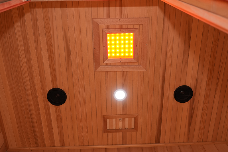 Custom 2 4 Person Western Red Cedar Wood Steam Sauna Wholesaler 008