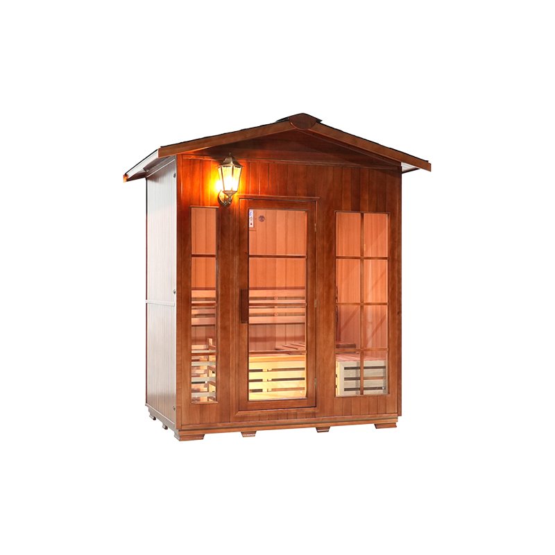Custom 2 4 Person Western Red Cedar Wood Steam Sauna Wholesaler 12