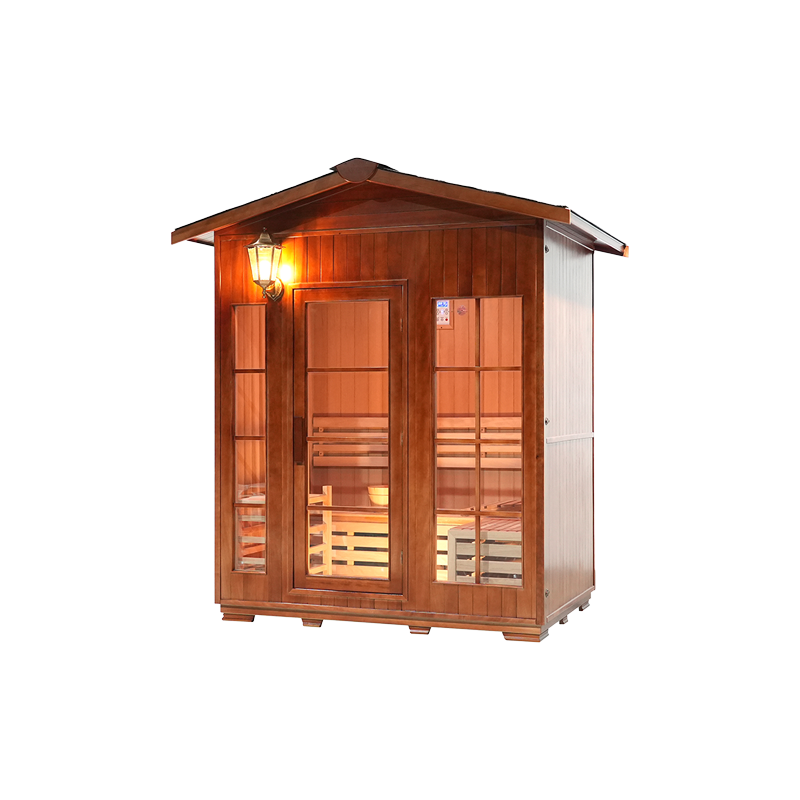 Custom 2 4 Person Western Red Cedar Wood Steam Sauna Wholesaler 13