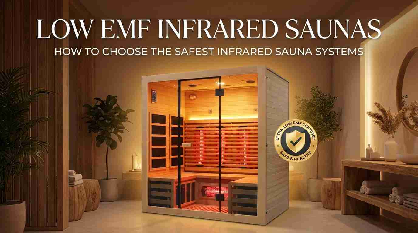 Low EMF Infrared Saunas: How to Choose the Safest Infrared Sauna Systems 1 Low EMF Infrared Saunas How to Choose the Safest Infrared Sauna Systems