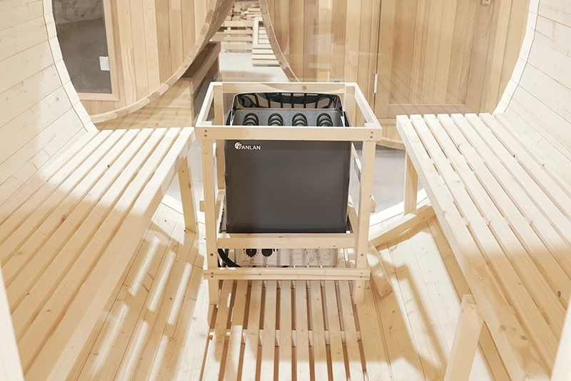 Best 2 4 Person Outdoor Cedar Barrel Steam Saunas Supplier 002