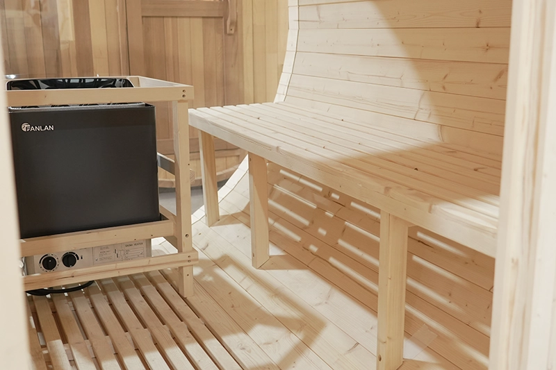 Best 2 4 Person Outdoor Cedar Barrel Steam Saunas Supplier 003
