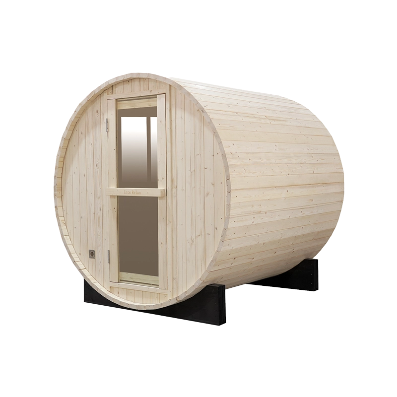 Best 2 4 Person Outdoor Cedar Barrel Steam Saunas Supplier 006