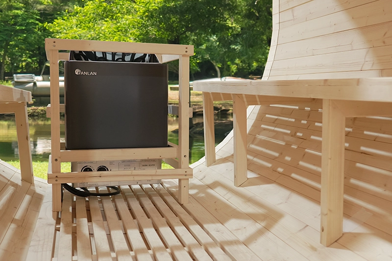 Best 2 4 Person Outdoor Cedar Barrel Steam Saunas Supplier 009