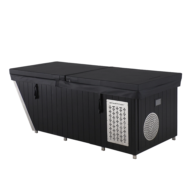 Custom 1 Person Recovery Black Modern Cold Plunge Tubs 002