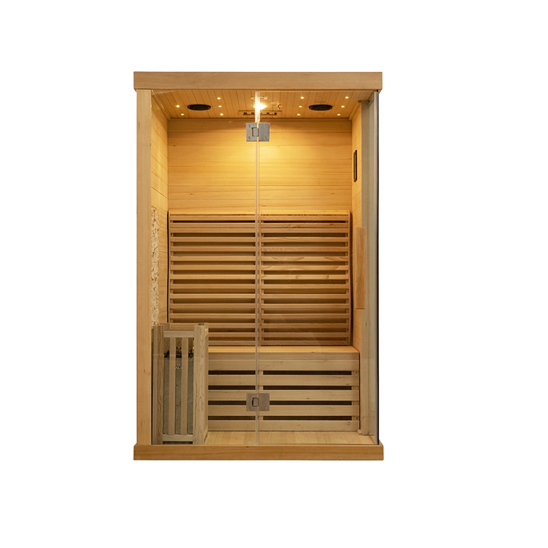 Best Two Person Full Spectrum Traditional Steam Home Sauna 005